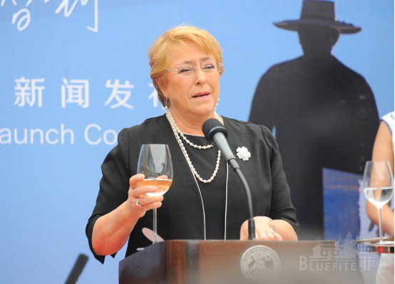 一帶一路”國際合作高峰論壇，智利總統(tǒng)攜智利紅酒訪華